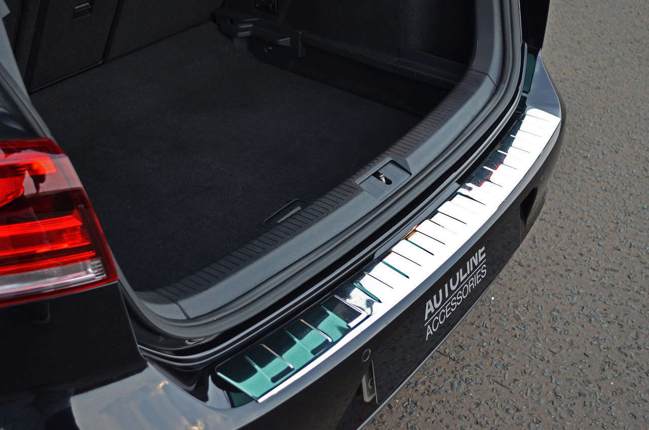 Premium Chrome Bumper Sill Protector Trim Cover To Fit Volkswagen Golf VII (12+)