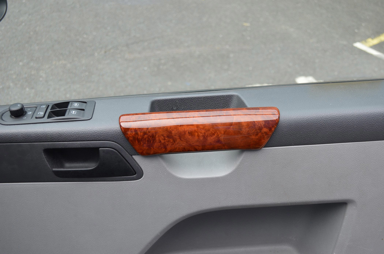 Walnut Inner Door Handle Trim Covers To Fit Volkswagen T5 Caravelle (2004-15)