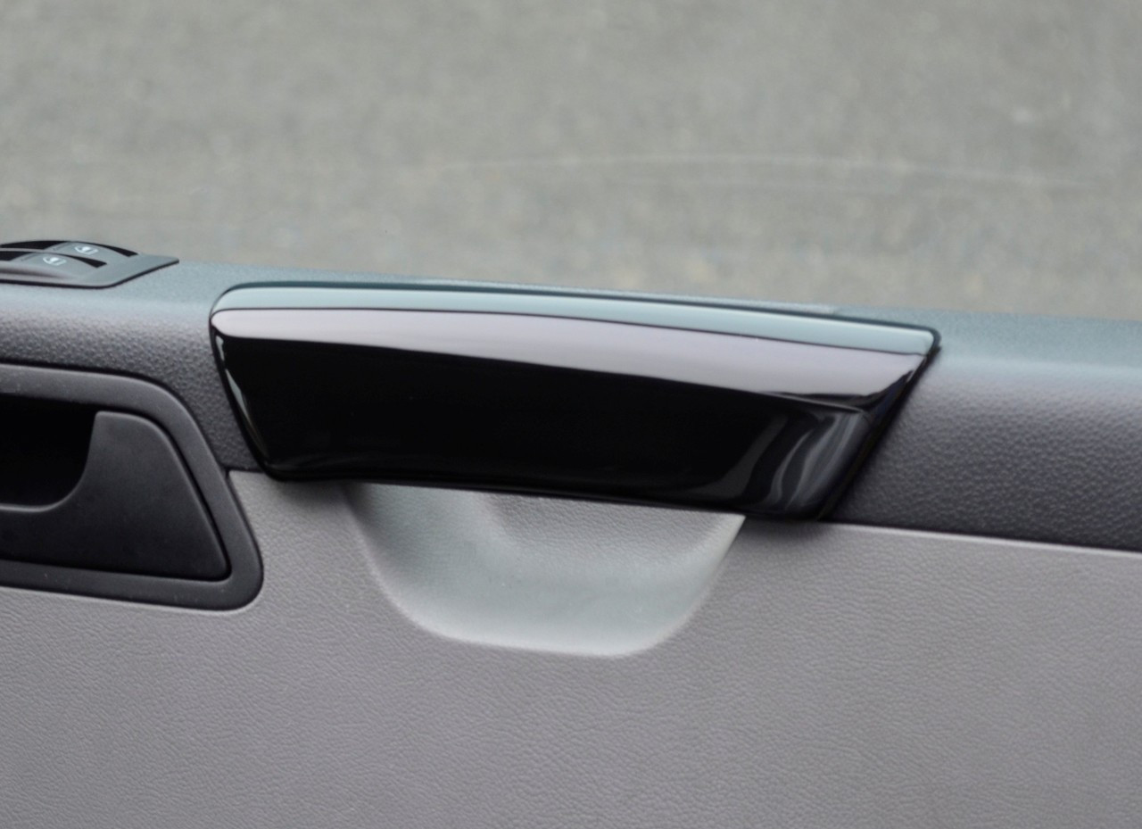 P.Black Inner Door Handle Trim Covers To Fit Volkswagen T5 Caravelle (2004-15)