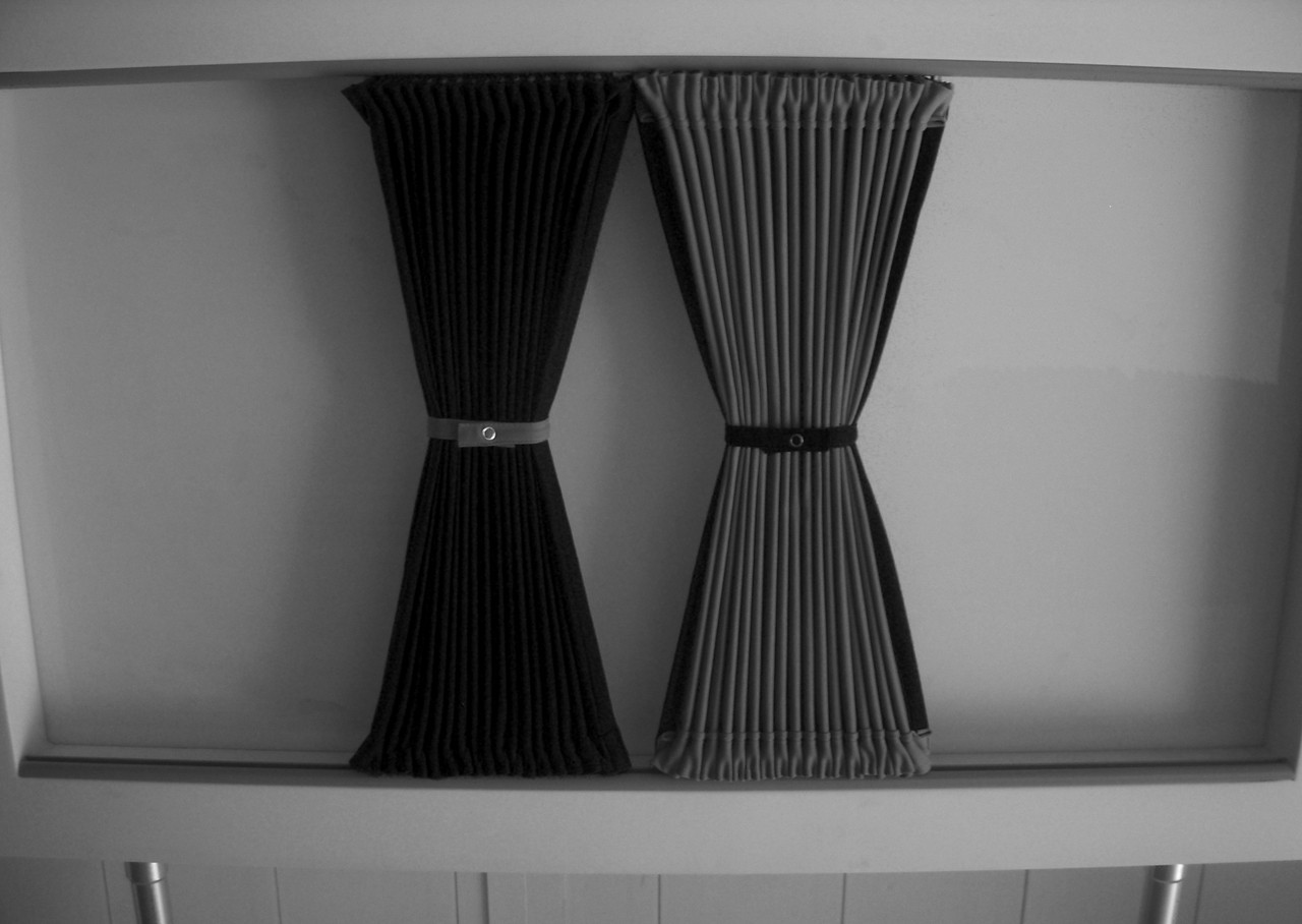 Side Rear Curtains Set To Fit Volkswagen T5 Caravelle 2004 15