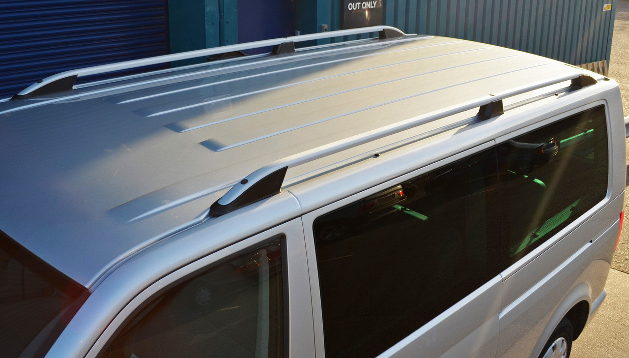 Roof Rack Rails Side Bars Set To Fit SWB Volkswagen T5 Caravelle (2004-15)