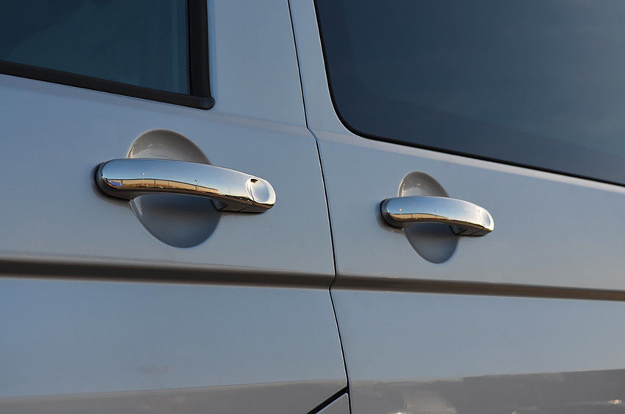 Chrome Door Handle Trim Set Covers To Fit Volkswagen T6 Caravelle (2016+)