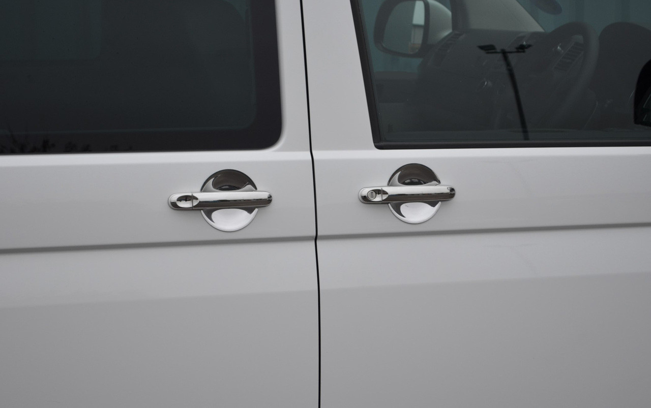 Chrome Door Handle Cups Insert Trim To Fit Volkswagen T6 Caravelle (2016+)