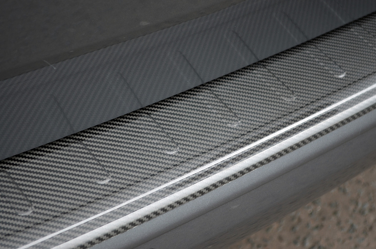 Carbon Fibre Bumper Sill Protector Trim To Fit Volkswagen T6 Caravelle (2016+)