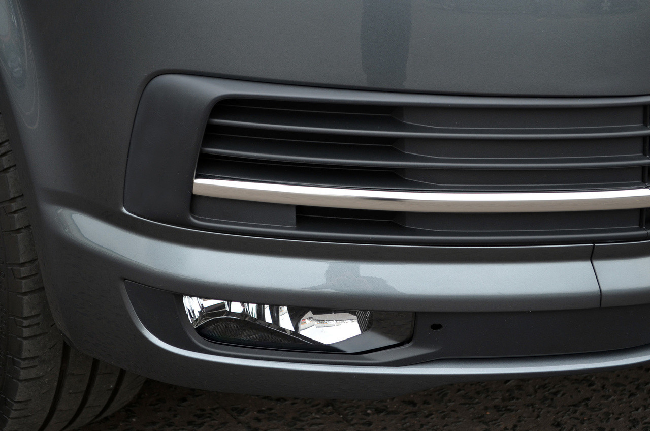 3Pc Chrome Bumper Grille Trim Accents To Fit Volkswagen T6 Caravelle (2016+)
