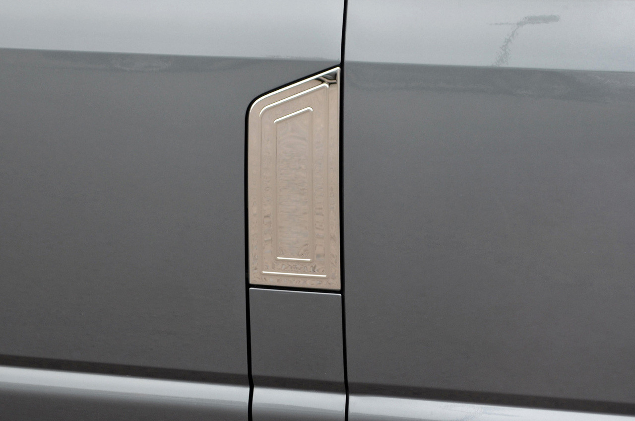 Chrome Fuel Flap Door Cap Trim Cover To Fit Volkswagen T6 Caravelle (2016+)