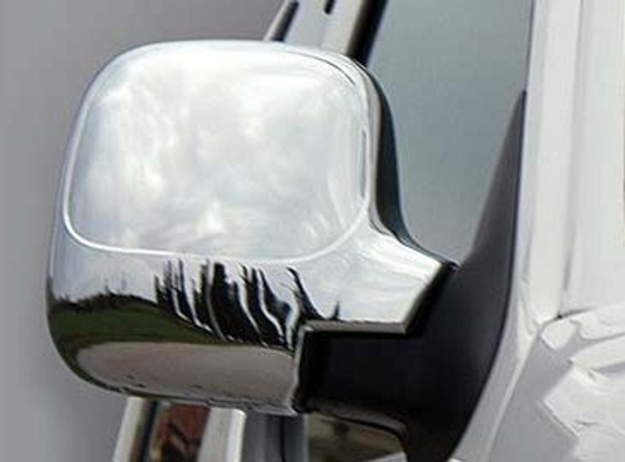 Chrome Wing Mirror Trim Set Covers To Fit Citroen Berlingo (1996-08)