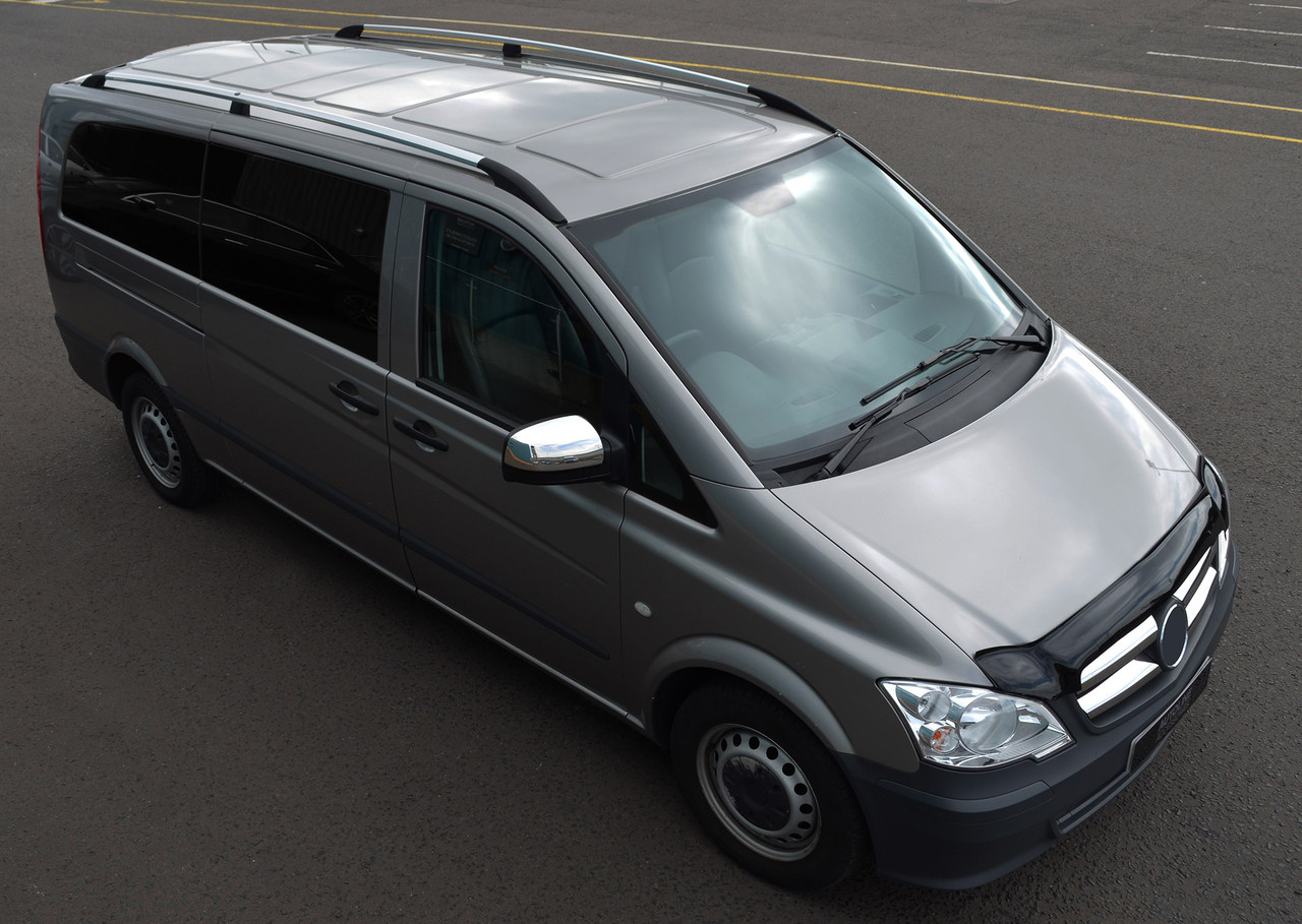 Roof Rack Bars Side Rails To Fit Long L2 Mercedes Viano (2004-14)