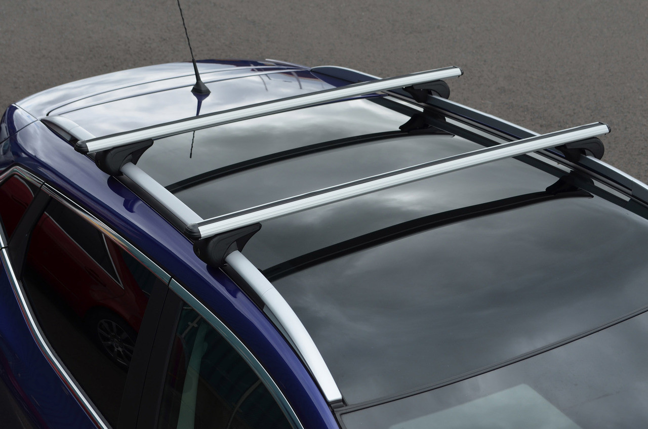 Cross Bars For Roof Rails To Fit Chevrolet Spark (2009-15) 100KG Lockable