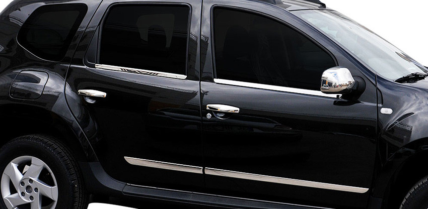 Chrome Side Door Sill Trim Set For Renault Clio IV (2012+) – Left & Right