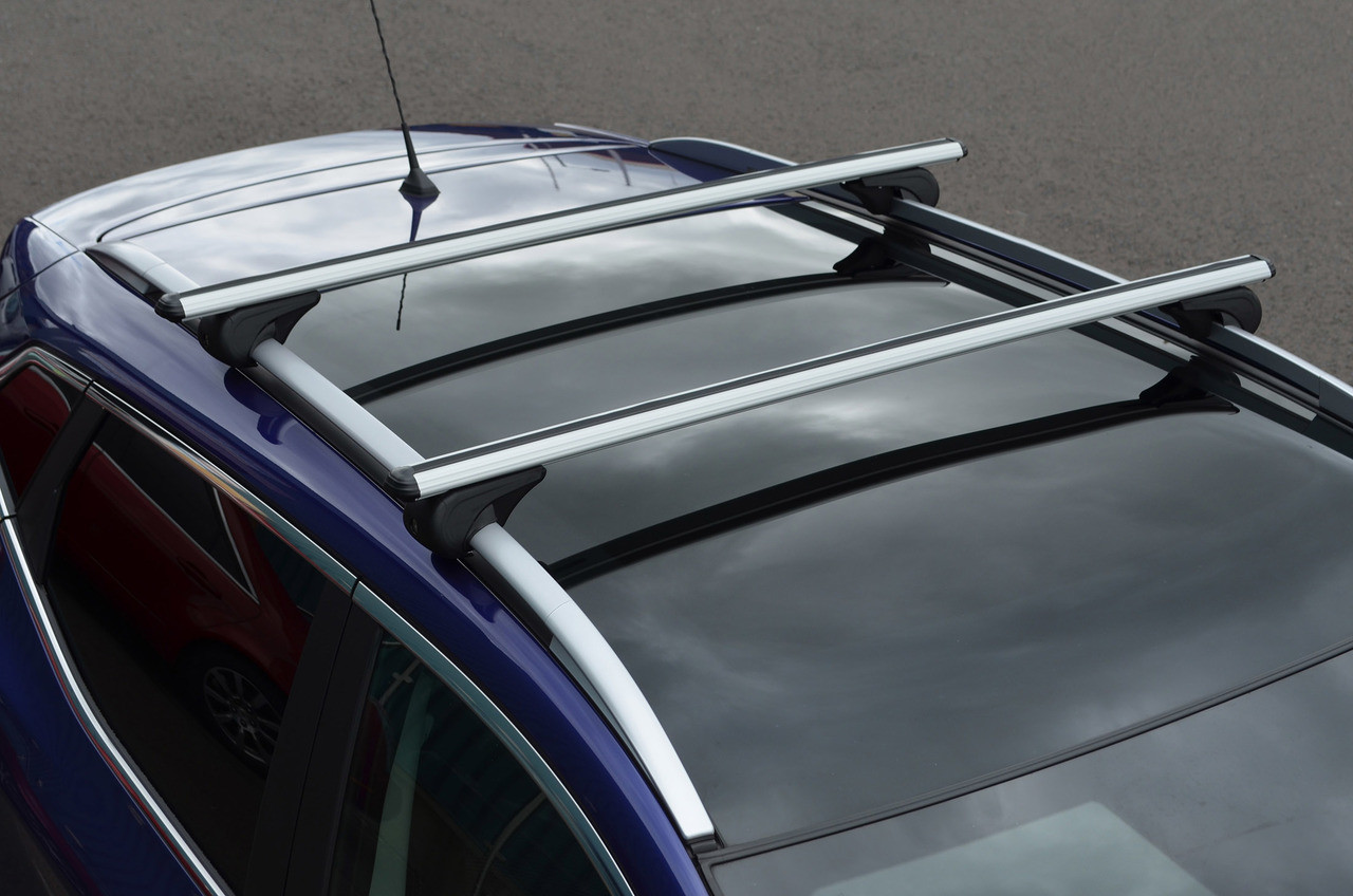 Cross Bars For Roof Rails To Fit Volkswagen Tiguan (2016+) 100KG Lockable