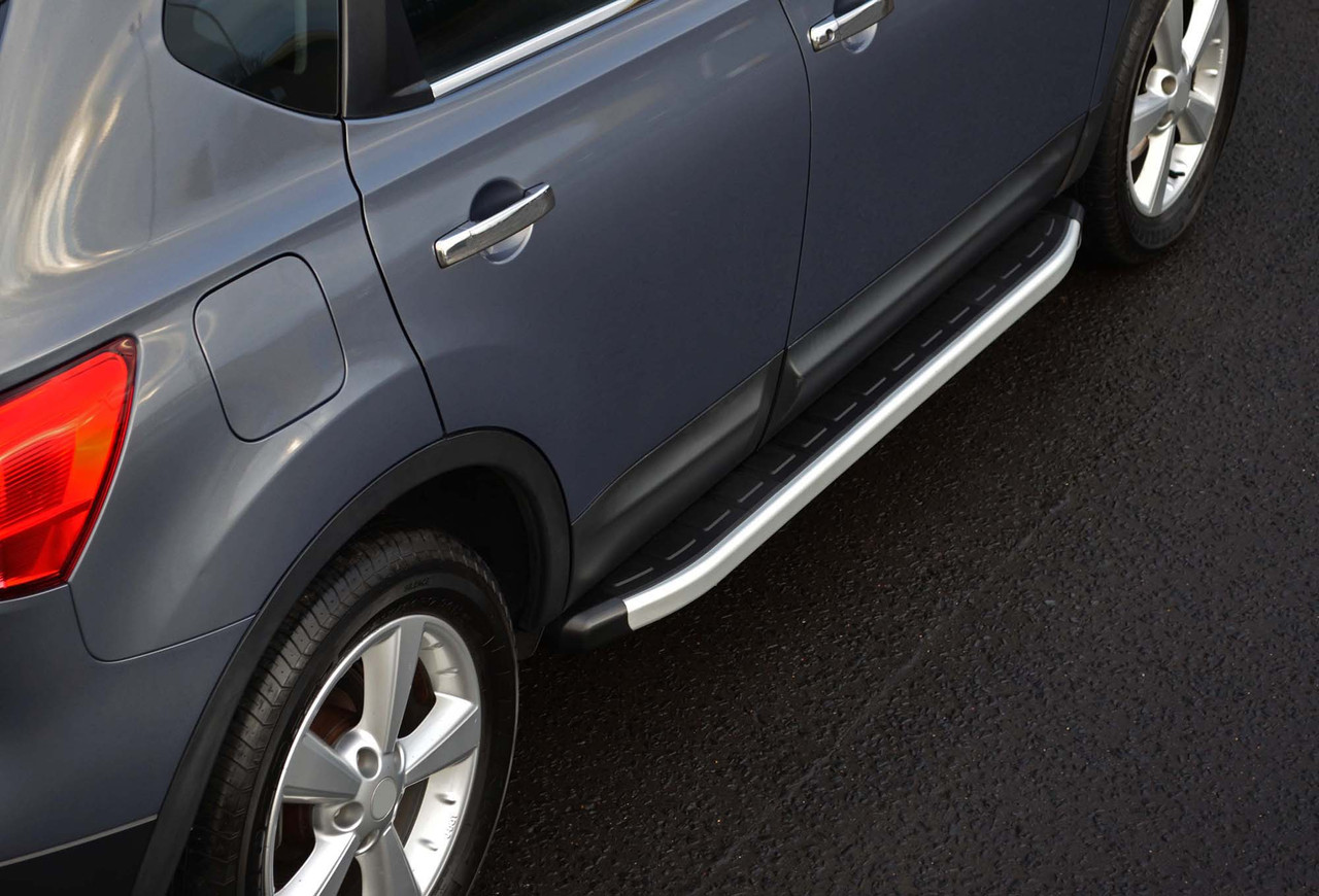 Aluminium Side Steps Bars Running Boards To Fit Nissan Qashqai +2 (2006-14)