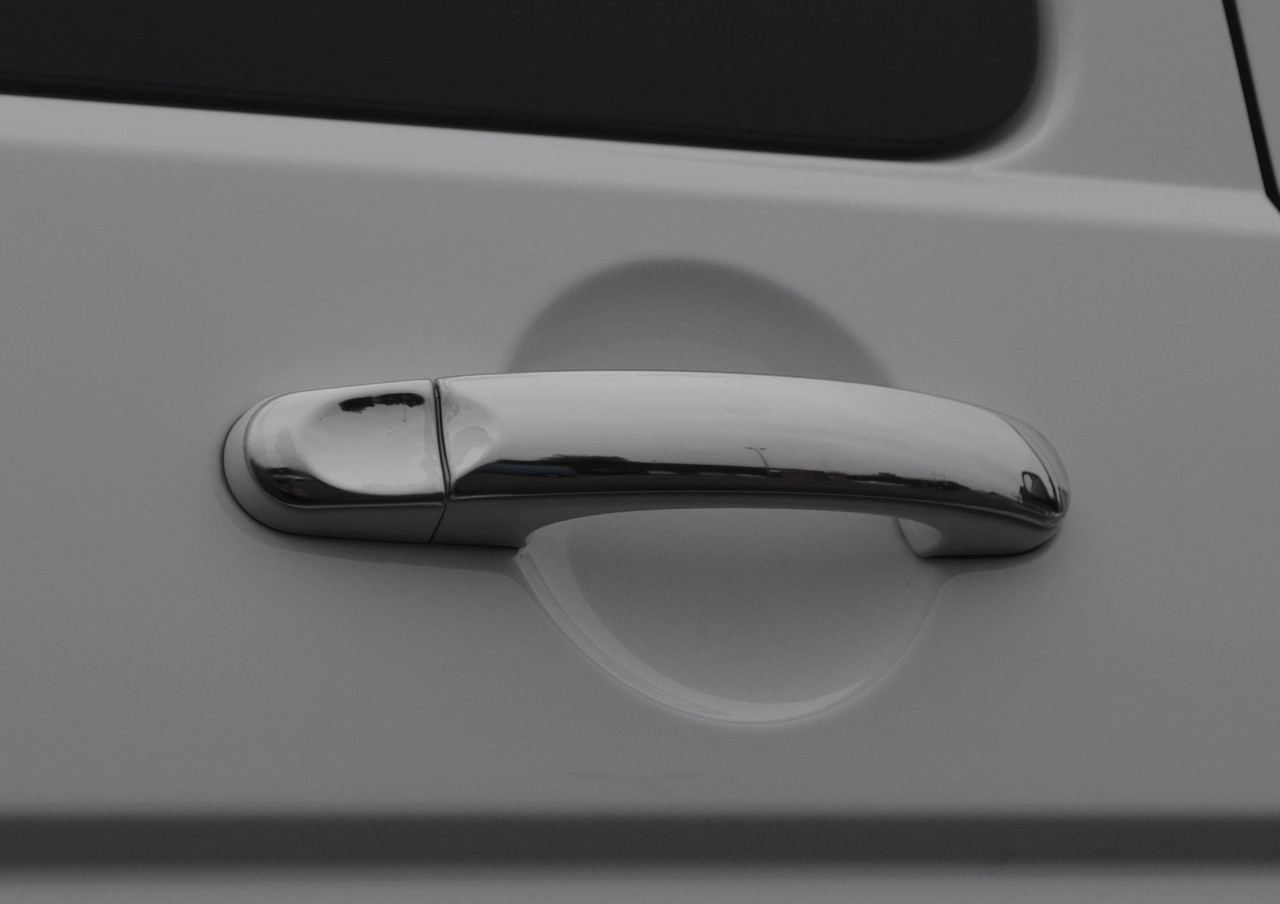 Chrome Thin Accent Door Handle Covers Trim To Fit Volkswagen T6 Transporter 16+