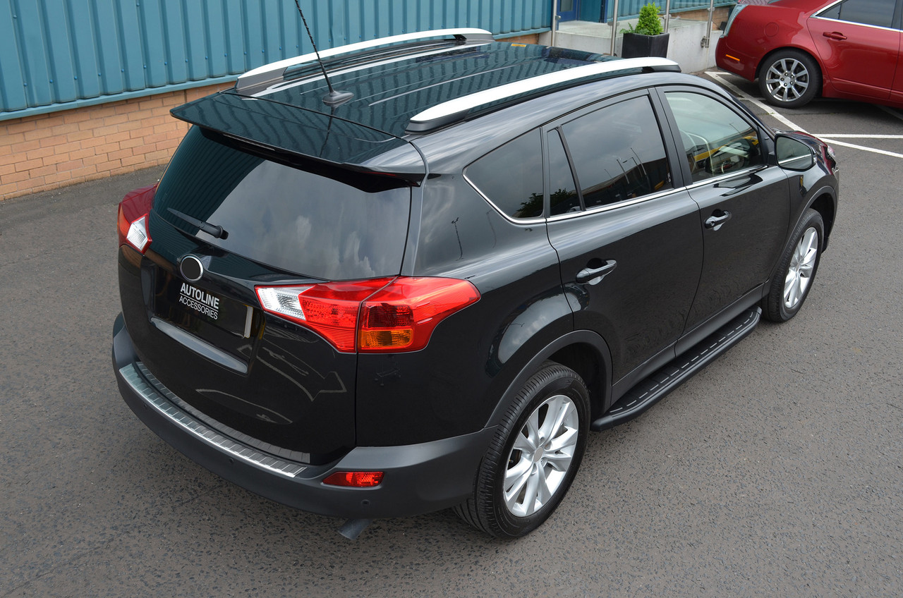 Black Aluminium Side Steps Bars Running Boards To Fit Hyundai ix35 (2010+)