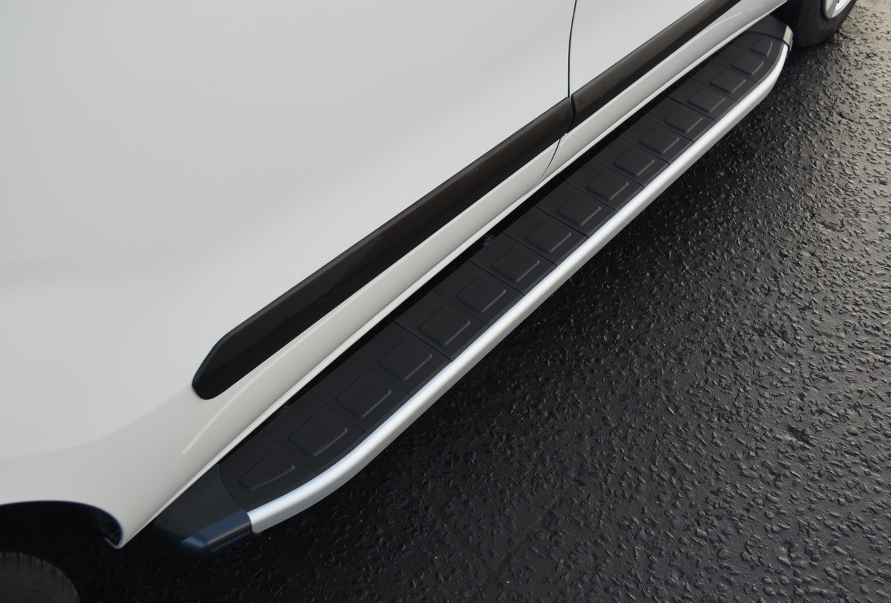 Aluminium Side Steps Bars Running Boards To Fit LWB Vauxhall Combo (2011+)
