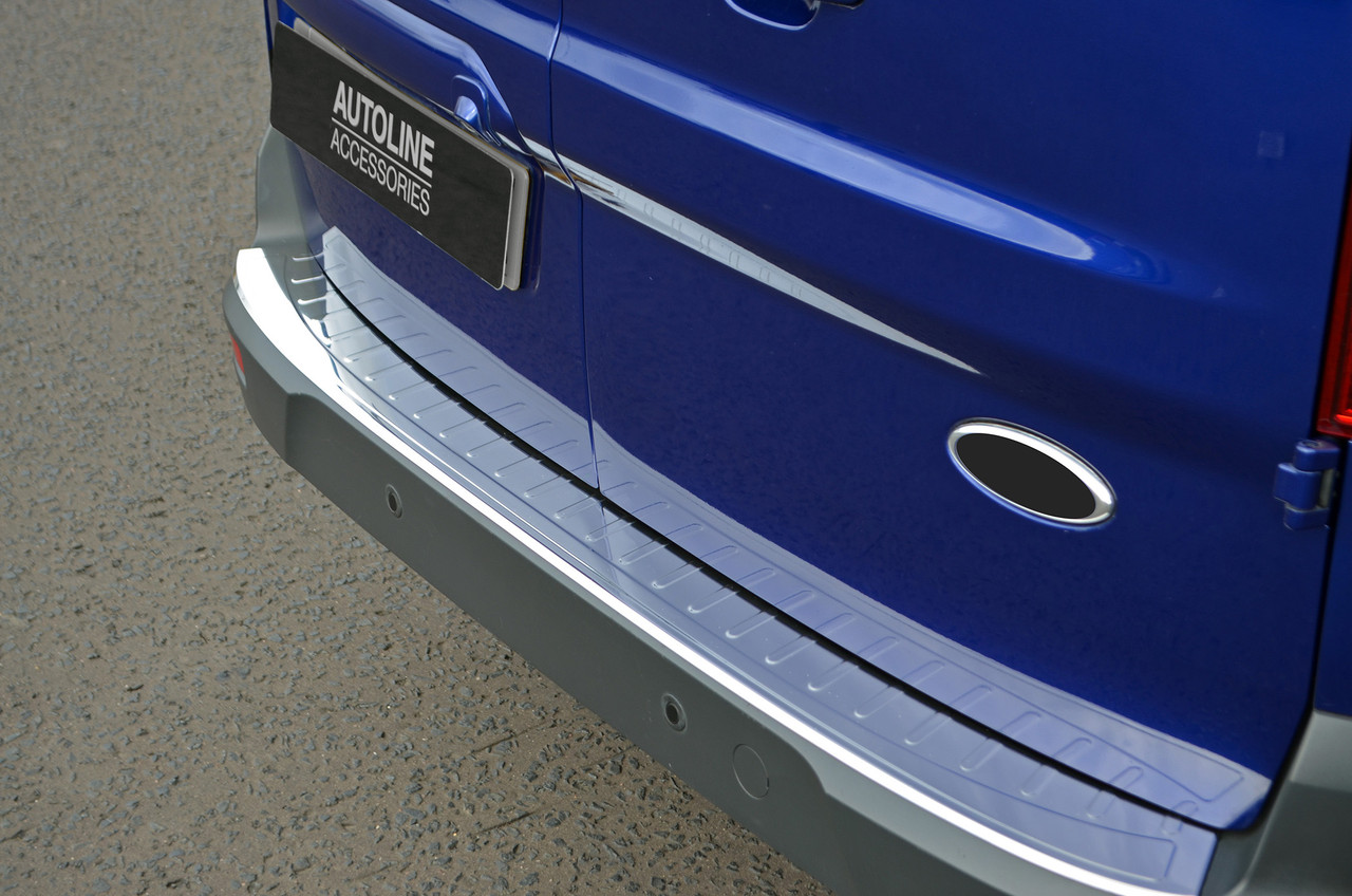 Chrome Bumper Protector Trim Sill Cover To Fit Ford Transit Connect (2012+)