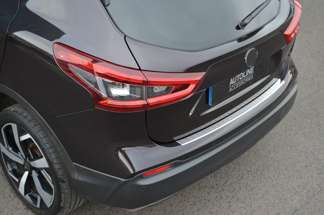 Chrome Bumper Protector Trim Sill Cover To Fit Nissan Qashqai (2017-21)