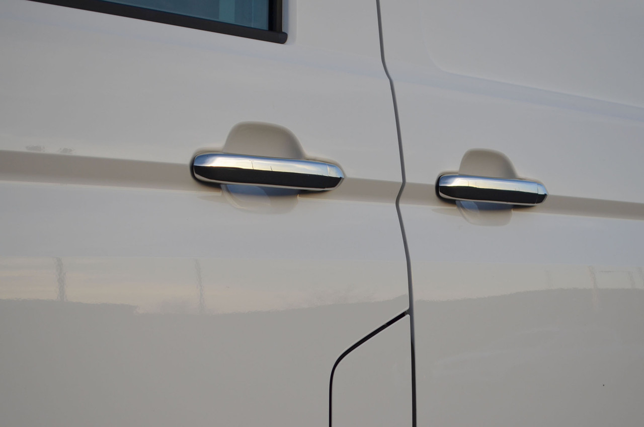 Chrome Door Handle Trim Set Covers To Fit Volkswagen Crafter (2017+)