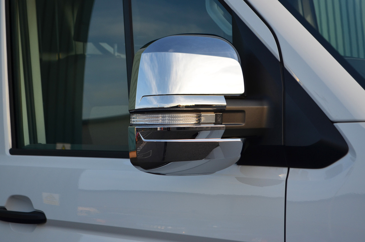 Chrome Wing Mirror Trim Covers Set To Fit Volkswagen Crafter (2017+)
