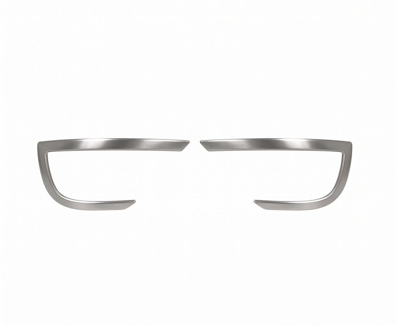 Brushed Satin Rear Reflector Fog Light Trim Covers To Fit Dacia Duster (2018+)