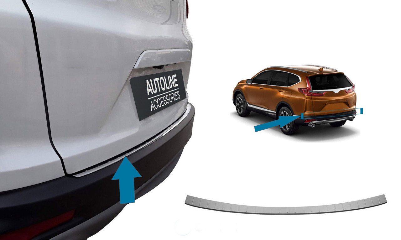 Chrome Bumper Protector Sill Trim Cover To Fit Honda CR-V (2018+)