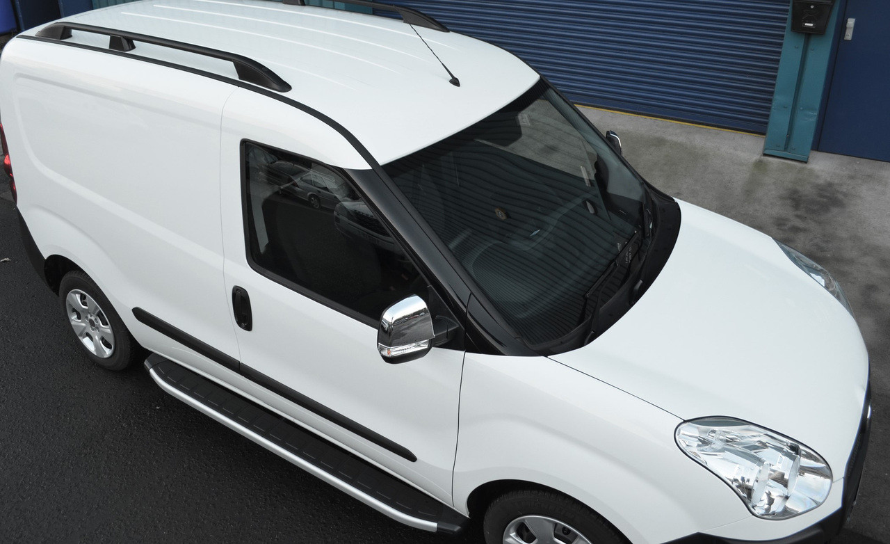 Chrome Wing Mirror Trim Set Covers To Fit Fiat Doblo (2010+)