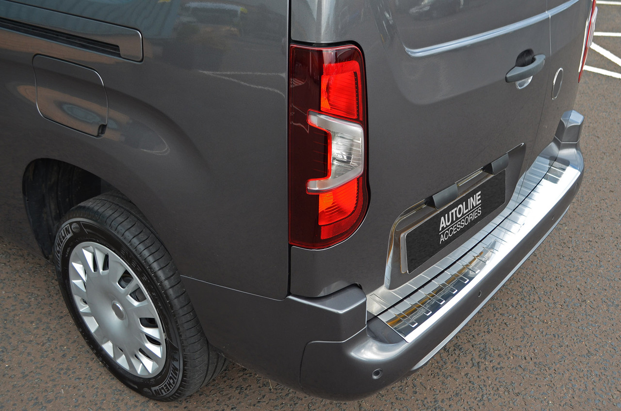 Chrome Bumper Protector Trim Sill Cover To Fit Toyota ProAce City (2019+)