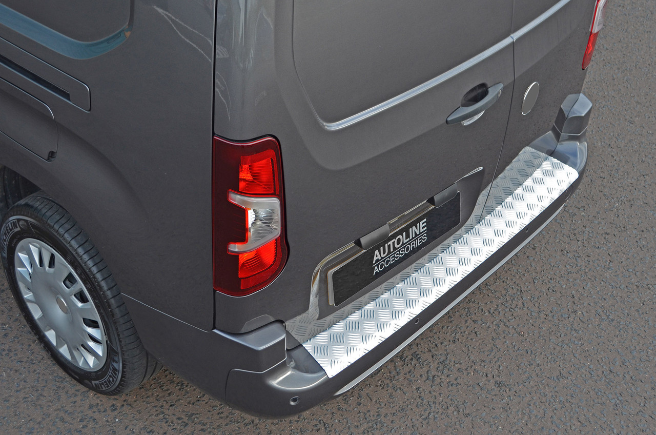 Anodized Chequer Bumper Protector Trim To Fit Toyota ProAce City (2019+)