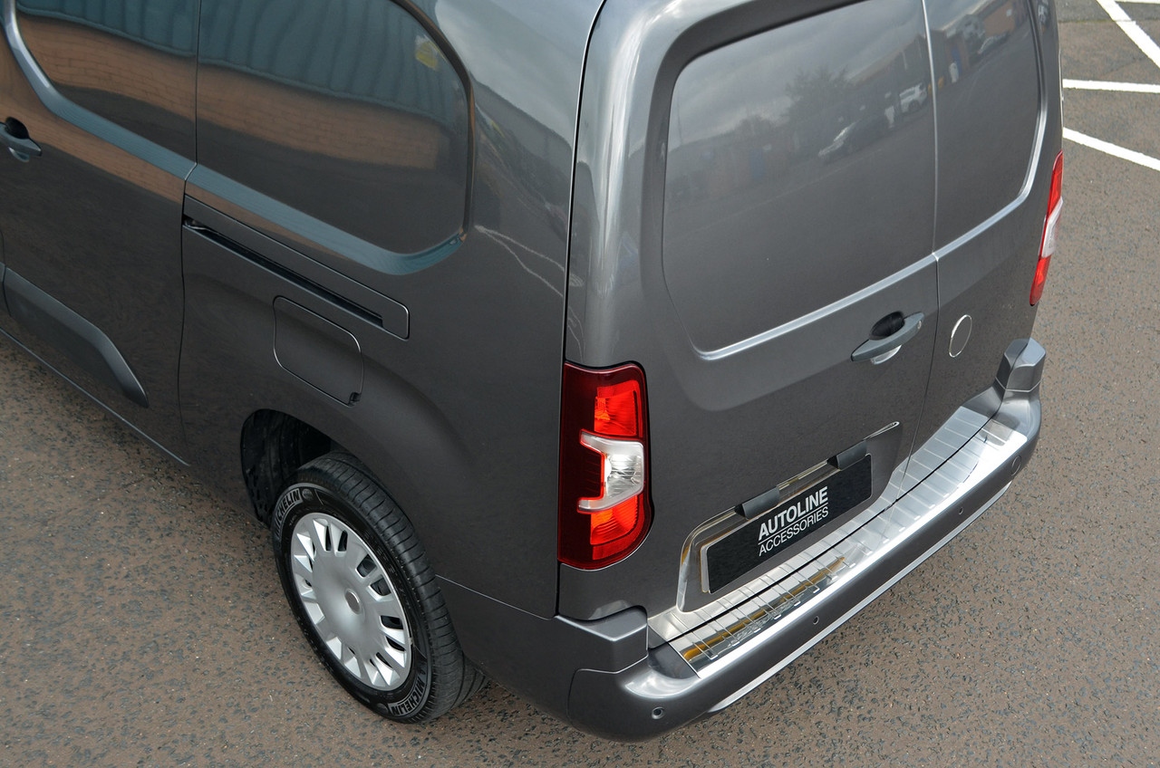 Chrome Bumper Protector Trim Sill Cover To Fit Vauxhall / Opel Combo E (2019+)