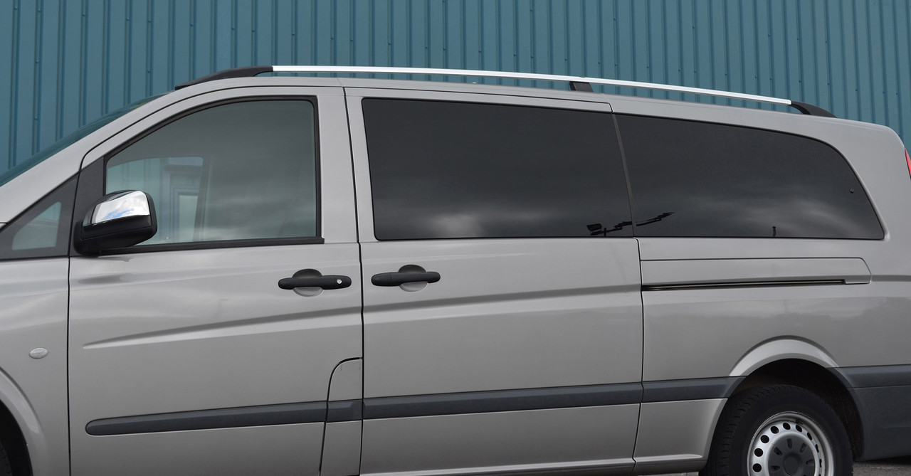 Roof Rack Bars Side Rails For Compact L1 Mercedes Vito W639 (2003-14)