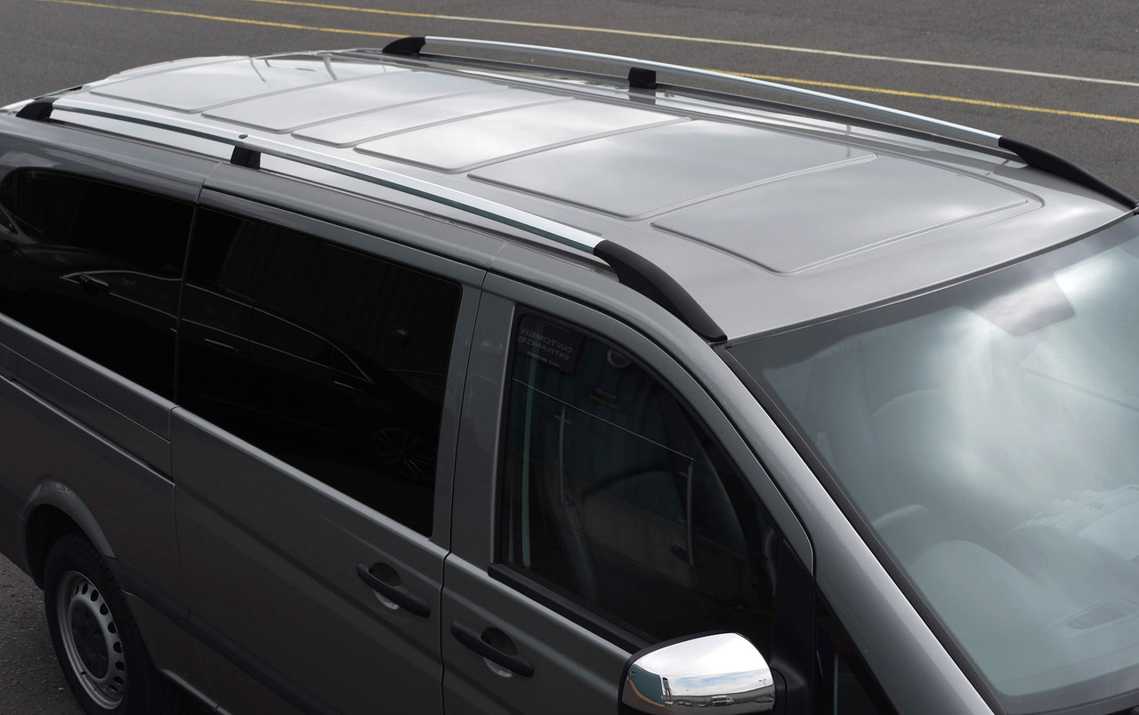 Roof Rack Bars Side Rails For Compact L1 Mercedes Vito W639 (2003-14)
