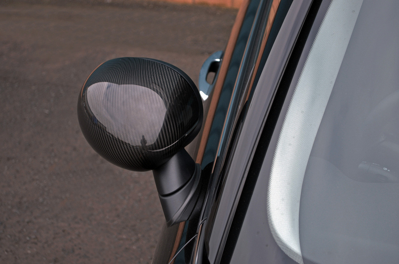 Carbon Fibre Wing Mirror Trim Covers For Mini F54 F55 F56 F57 Right Hand Drive