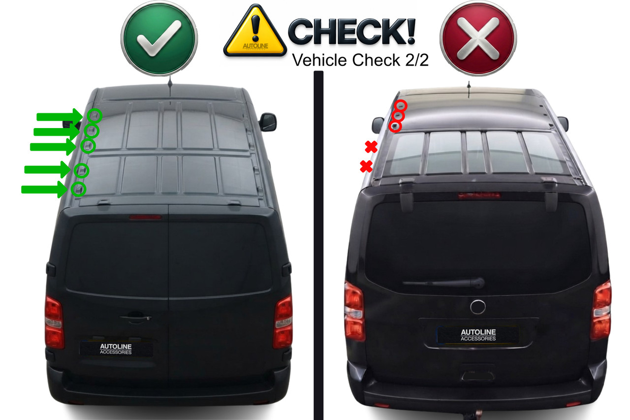 Aluminium Roof Rack Rails Side Bars To Fit XL (L3) Citroen Dispatch (2016+)
