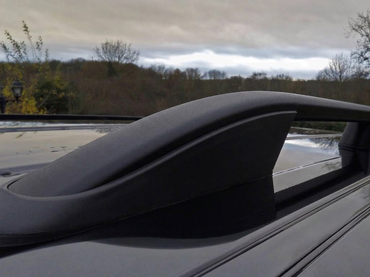 Black Aluminium Roof Rack Rails Side Bars To Fit XS (L1) Citroen Dispatch 2016+