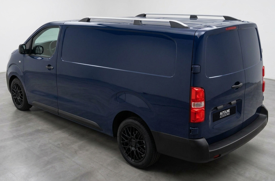 Aluminium Roof Rack Rails Side Bars To Fit Long (L3) Peugeot Expert (2016+)