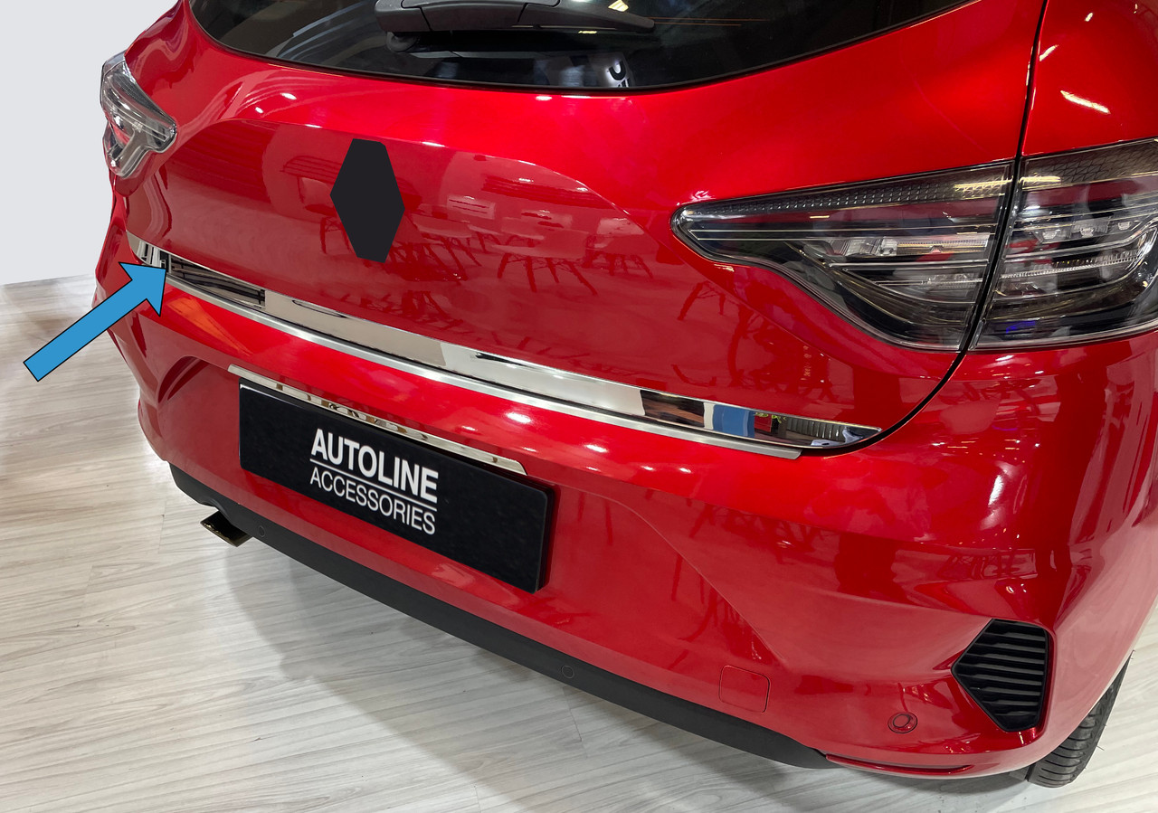 Chrome Rear Door Tailgate Trim Strip Cover To Fit Renault Clio V (2019-25)