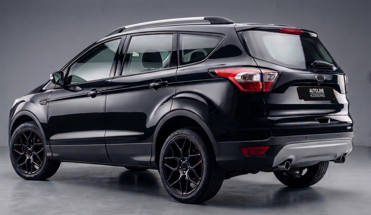 Aluminium Roof Rack Rails Side Bars Set To Fit Ford Kuga (2013-19)