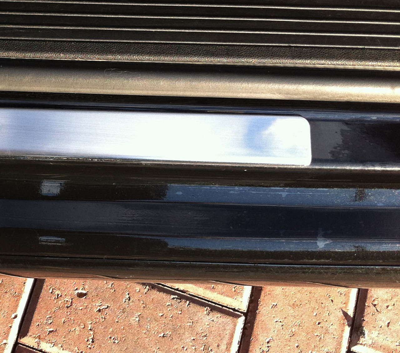 Chrome Door Sill Trim Covers Protectors To Fit Fiat Grande Punto 4dr (2006+)