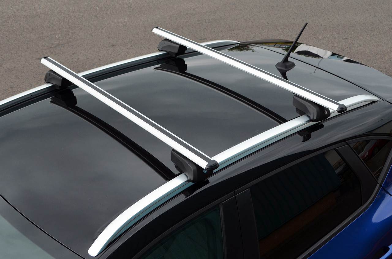 Cross Bars For Roof Rails To Fit Fiat Tipo Estate (2015+) 75KG Lockable