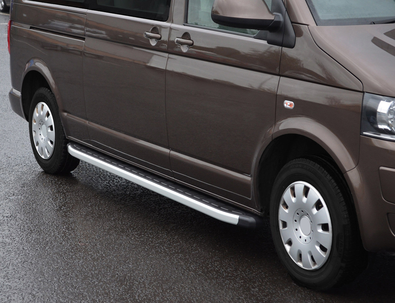Aluminium Side Steps Bars Running Boards To Fit SWB Fiat Scudo (2006-16)
