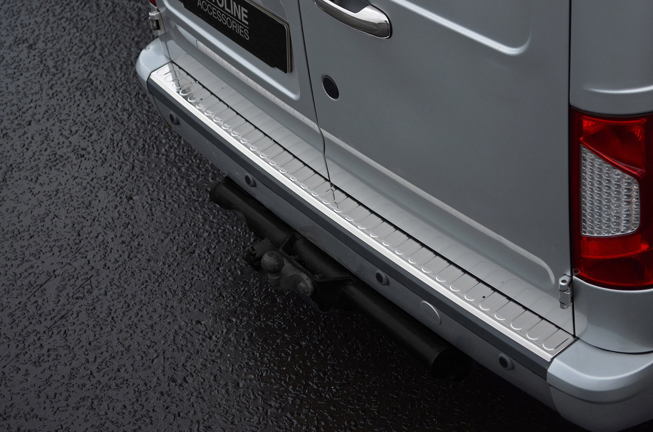 Chrome Bumper Sill Protector Trim Cover To Fit Ford Transit Connect (2002-12)