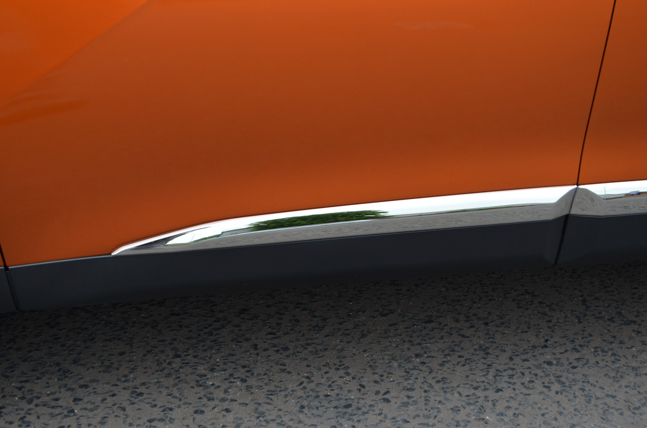 Chrome Side Door Streamer Trim Set Covers To Fit Peugeot 2008 (2020+)
