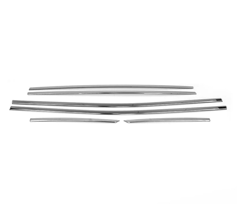 Chrome Side Door Window Sill Trim Set Covers To Fit Peugeot 2008 (2020+)