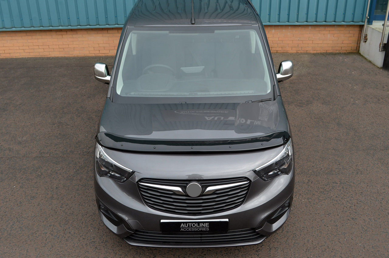 Bonnet Protector Bug Guard Wind Deflector To Fit Vauxhall / Opel Combo E (2019+)