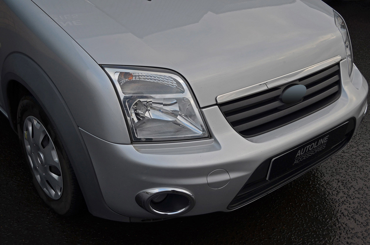 Chrome Front Grille Bonnet Accent Trim  To Fit Ford Transit Connect (2009-12)