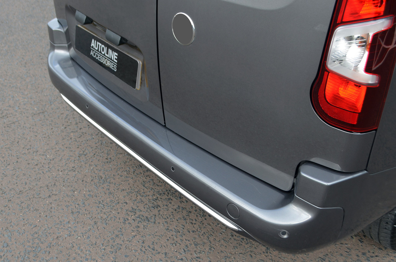 Chrome Rear Bumper Diffuser Trim To Fit Citroen Berlingo (2019+)