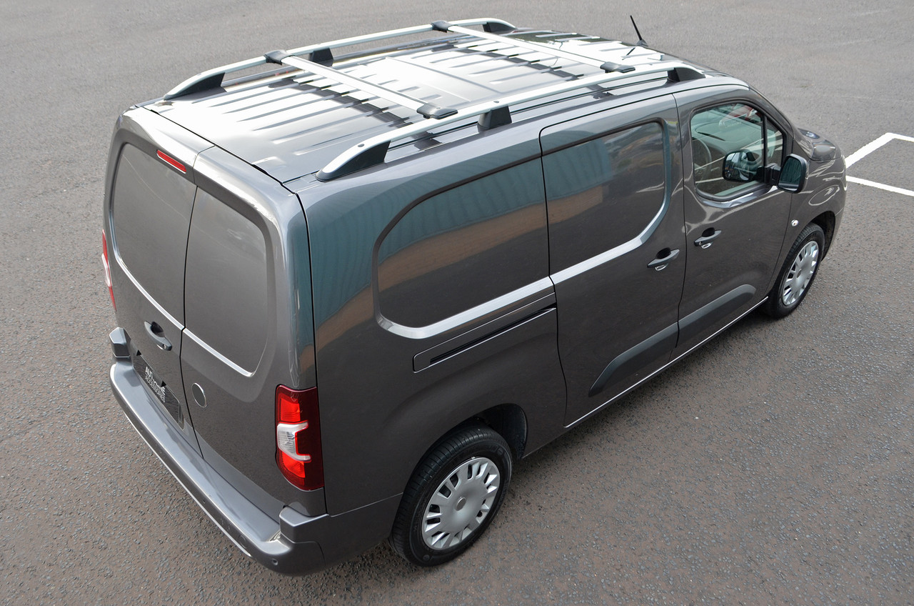 Aluminium Roof Rails and Cross Bars Set To Fit L2 Citroen Berlingo (2019+)