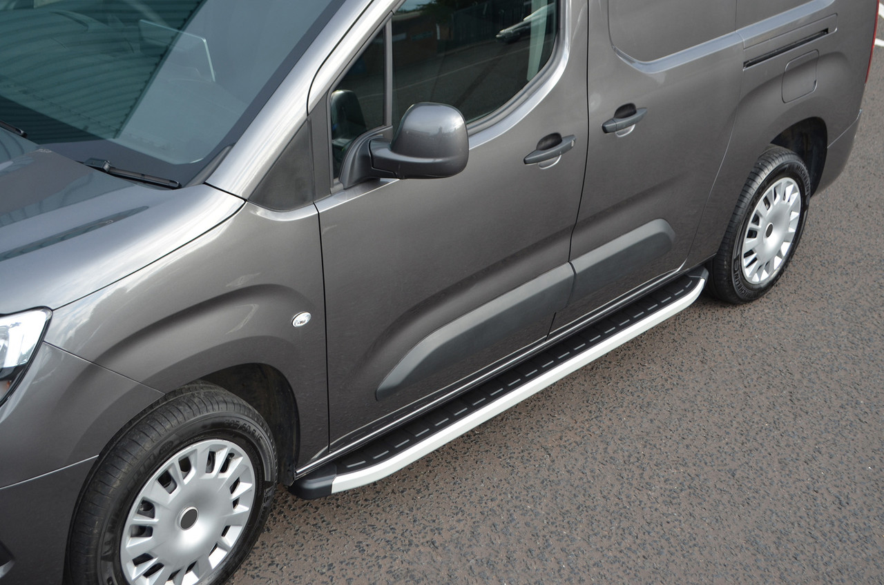 Aluminium Side Steps Bars Running Boards To Fit L2 Toyota ProAce City (2019+)