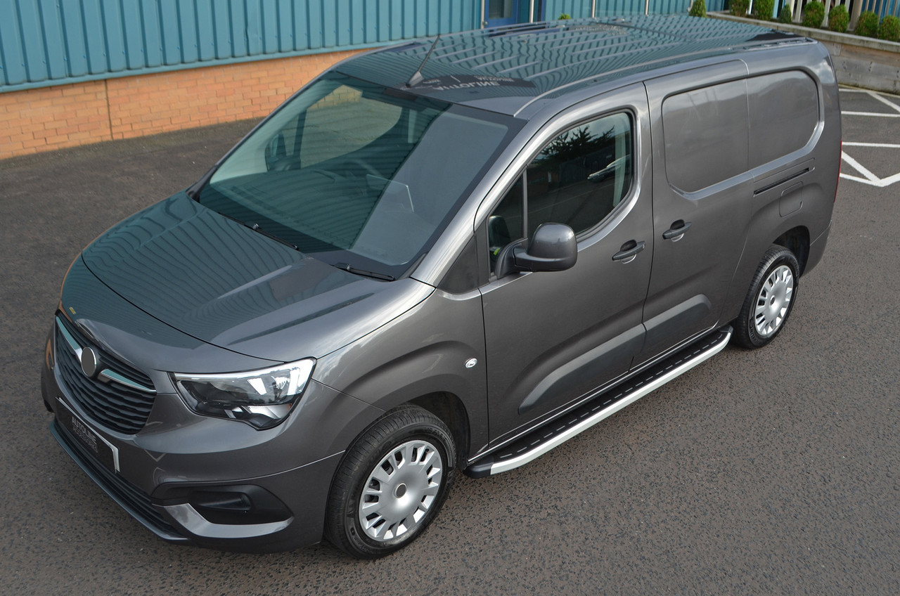 Aluminium Side Steps Bars Running Boards To Fit L2 Vauxhall Combo E (2019+)