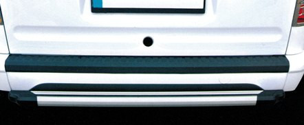 Rear Bumper Protector Step Guard Bar To Fit Ford Transit Connect (2002-12)